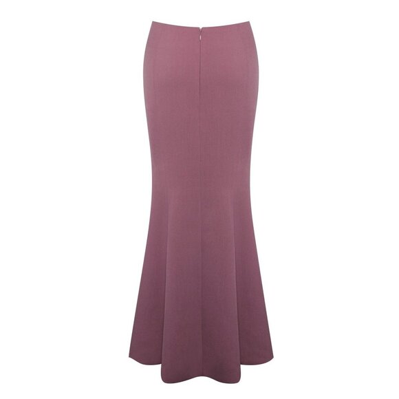 Miss Circle Delice Mauve Flare Maxi Skirt - Picture 8 of 10
